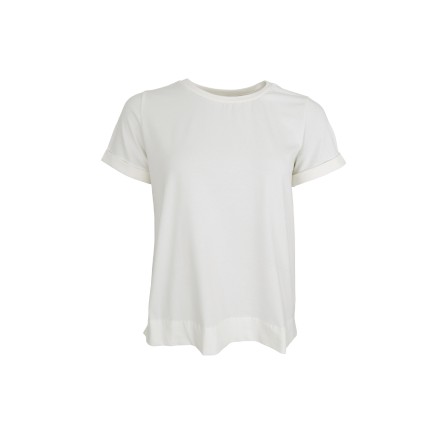 Black Colour BCMAY SS Tee - Hvid t-shirt 40605 Off White