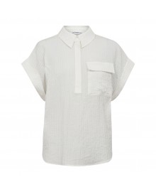 Co'Couture AlisaCC Top - Hvid top med korte ærmer 35848 Off White