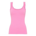 Tim&Simonsen Frida Rib Top - Pink rib top med blonde 217 Macaron