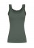 Tim&Simonsen Frida Rib Top - Oliven grøn rib top med blonde 217 Oliva
