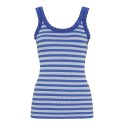 Tim&Simonsen ISA stripe rib top - Blå/hvid stribet top TS1CS276 Alaska-bianco