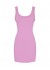 Tim&Simonsen Frida Rib Top Plus - Pink rib top med blonde H5-202xPlus Macaron