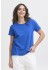 Fransa FRZashoulder 1 Tee - Blå T-shirt 20605388 Blue Lolite