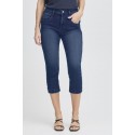 Fransa FRVILJA PAM CA 3 - Denim stumpebuks 20616148 Mid Blue Denim