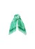 Black Colour BCHALLY MINI SCARF - Grøn mønstret tørklæde 3627 Green