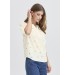 Fransa FXBOBBI BL 1 - Bluse med citroner 20612125 Cornsilk ART