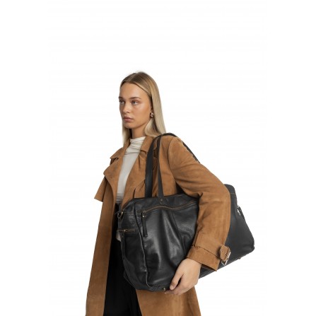 RE:DESIGNED Signe Urban - Sort weekend taske 4959 Black