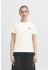 ICHI IHCAMINO SS27 - Hvid t-shirt med søstjerne 20123353 Cloud Dancer