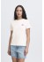 ICHI IHCAMINO SS27 - Hvid t-shirt med pink sneglehus 20123353 Cloud Dancer