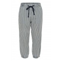 Kaffe KAnaya Striped Capri Pants - Stribede bukser 10509010 Midnight/White stripe