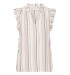 Pulz PZMILLE Blouse - Stribet bluse med lurex tråd 50208997 Peachskin YD
