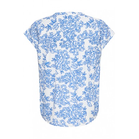 Fransa FREASE BL 1 - Blå printet bluse 20615597 Blue lolite art
