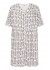 ICHI IHVERA DR37 - Blå printet kjole 20123241 Birch Ikat Stripe