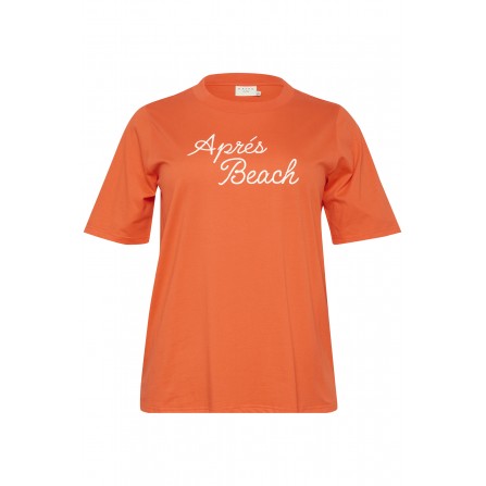 Kaffe Curve KCviola T-Shirt - Orange T-shirt 10583186 Grenadine