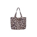 Black Colour BCNELLA Canvas Bag - Leopard printet net 9357 Leopard