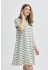 Fransa FRSAMMA DR 1 - Grøn stribet polo kjole 20615793 Iceberg Green Mix