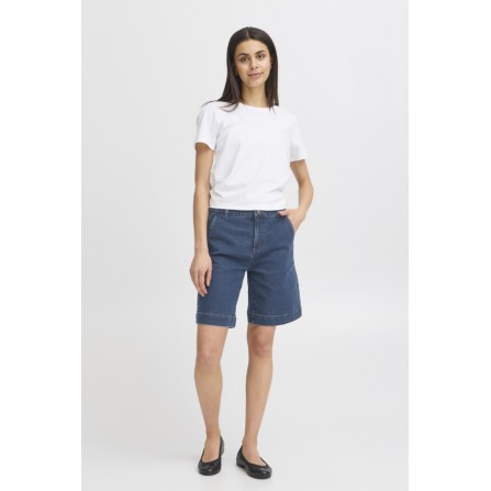 Fransa FRDENIMA SHO 1 - Cowboy shorts 20615874 Mid Blue Denim