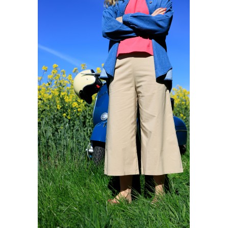Black Colour BCDAVINA CULOTTE PANT - Sandfarvet buks 40912 Sand