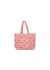 Black Colour BCNELLA Canvas Bag - Lyserødt net med røde hjerter 9357 Red Heart