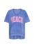 Marta MdcNella Tee - Blå t-shirt 2436/B Royal/fuxia