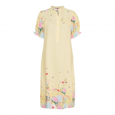 Marta MdcCristina Dress - Lange gul stribet kjole 7263 Yellow4837tpg