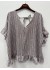 Marta MdcMatilda Top - Brun stribet bluse 8464 Moro