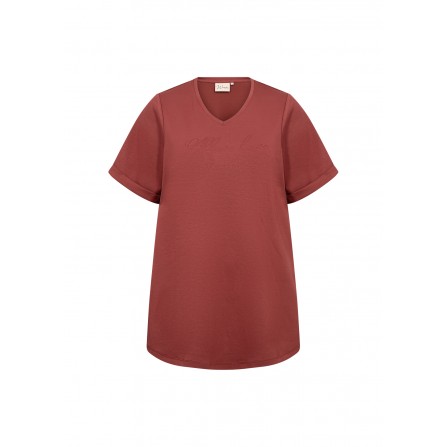 Wasabi WA-SABRINA 51 - Brændt rød bluse W20379 Mineral red
