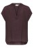Kaffe KAanja Blouse - Vinrød bluse 10510118 Fudge