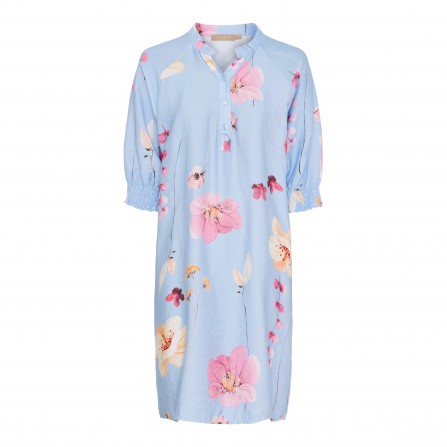 Marta MdcAmelia Dress - Blå printet kjole 7122 Cesteste1373tpq