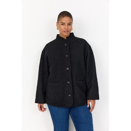 Wasabi WA-LUCY 1 - Sort Boulé jakke W20399 Black