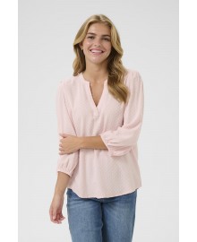 Kaffe KAannika Blouse - Lyserød bluse 10510429 Lotus