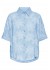Fransa FRANTONIA SH 1 - Lyseblå skjorte 20616374 Cashmere Blue W. white embroidery