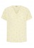 Fransa FRJULIETTA BL 1 - Kortærmet bluse 20616377 Elfin Yellow Flower
