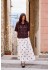 Black Colour BCABBIE SKIRT - Prikket nederdel 40728 Coffee Dot