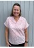 Fransa FRJULIETTA BL 1 - Kortærmet bluse 20616377 Rose Smoke Heart