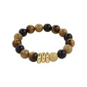 Pilgrim UNFOLD armbånd 122532502 Brun/guldbelagt