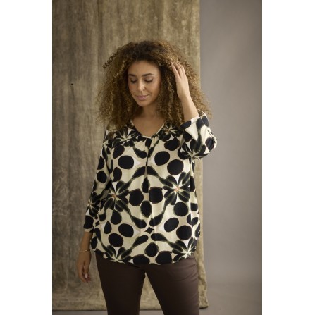 Zhenzi Zh-Octa 905-Blouse 3/4 200905 Army Way