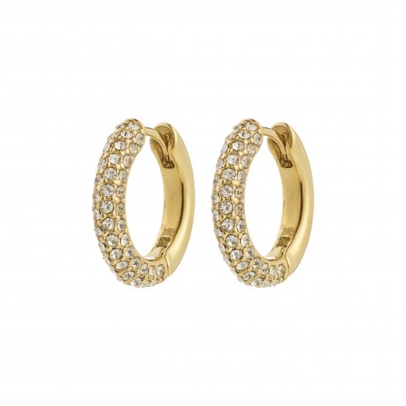 Pilgrim TATUM medium hoops 682532013 Guldbelagt