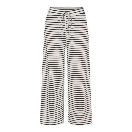 MARTA MdcMireya Pant - Sort/hvid stribet buks 22611 White/Black