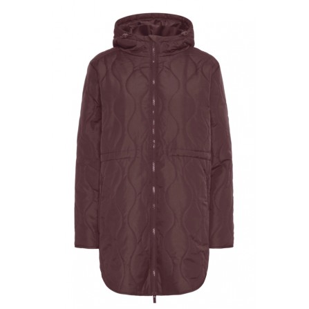 Fransa FREGIA JA 2 - Bordeaux quiltet jakke 20615672 Fudge