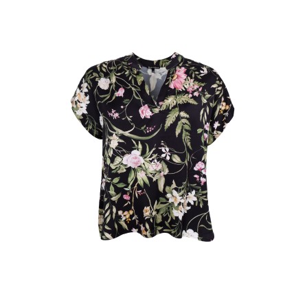 Black Colour BCZENNIA BLOUSE - Bluse 40916 Black Flower
