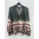 Marta MdcBelladonna Shirt - Grøn printet skjorte 003 Military