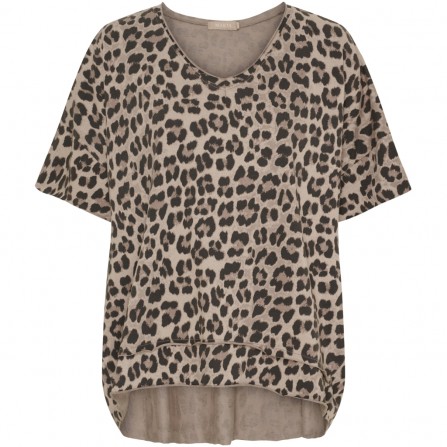 Marta MdcHarper Tee - Leopard printet t-shirt 2436C Beige Leo
