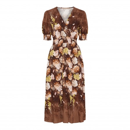 Marta MdcLydia Dress - Brun printet kjole 25216 Marrone0460