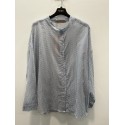 Marta MdcLotus Shirt - Blå prikket skjorte 258920 Blue Dots