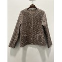 MARTA MdcAvril Jacket - Brun printet jakke 86567 Brown