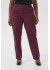 Kaffe Curve KCsakira Long Pants - Vinrød habitbuks 10581088 Windsor Wine