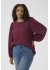 Kaffe Curve KCviva Blouse - Vinrød bluse 10583705 Windsor Wine