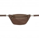 Tim&Simonsen Astrid Bumbag - Brun bumbag med sølv lynlås EIE-Astrid-1815 Taupe-326-Silver