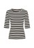 Marta MdcNena Tee - Sort stribet t-shirt 7524 Nero